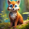 Baby Red Fox Diamond Painting