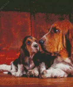 Basset Hound Puppy Diamond Painting