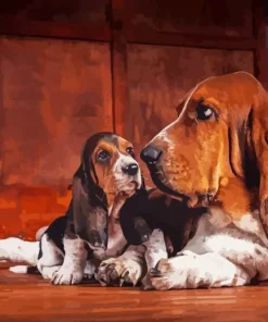 Basset Hound Puppy Diamond Painting