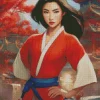 Beautiful Mulan Diamond Painting