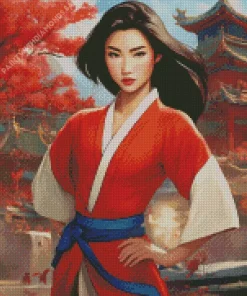 Beautiful Mulan Diamond Painting