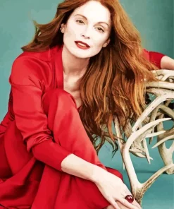 Beautiful Julianne Moore Diamond Painting