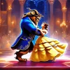 Beauty And The Beast Art Diamond Painting