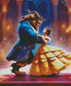 Beauty And The Beast Art Diamond Painting