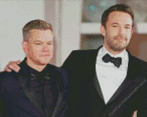 Ben Affleck And Matt Damon Diamond Painting