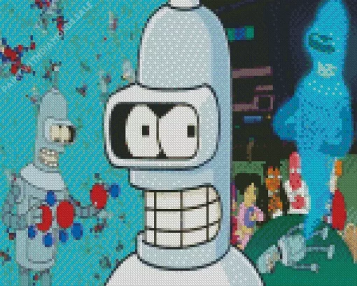 Bender Futurama Diamond Painting