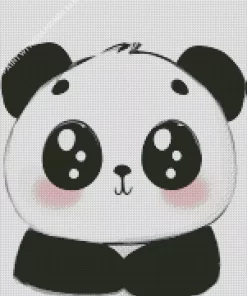 Big Eyes Cute Panda Diamond Painting