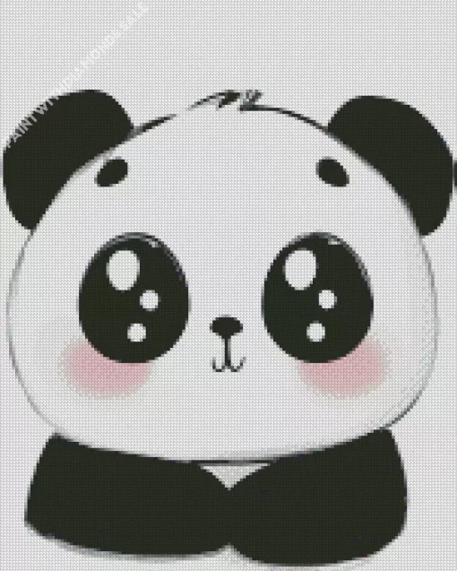 Big Eyes Cute Panda Diamond Painting