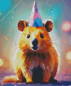 Birthday Guinea Pig Diamond Painting