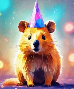 Birthday Guinea Pig Diamond Painting