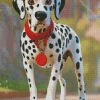 Black And White Dalmatian Diamond Painting