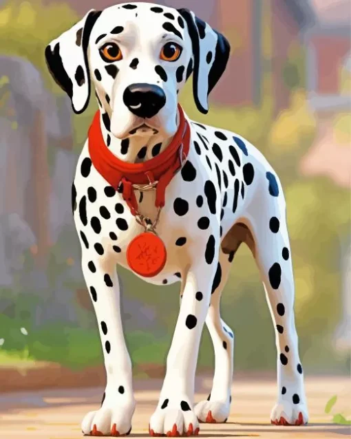 Black And White Dalmatian Diamond Painting