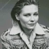 Black And White Kirsten Dunst Diamond Painting