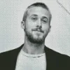 Black And White Ryan Gosling Diamond Painting