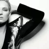 Black And White Uma Thurman Diamond Painting