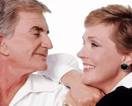 Blake Edwards And Julie Andrews Diamond Painting