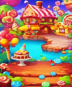 Candy Land Diamond Painting