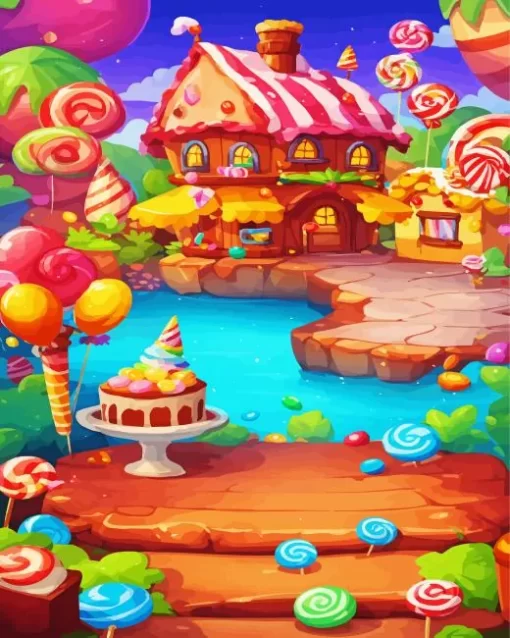 Candy Land Diamond Painting