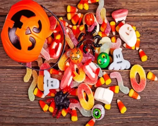 Candy Trick Or Treat Diamond Painting