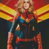 Captain Marvel Art Diamond Painting