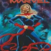 Captain Marvel Comic Poster Diamond Painting