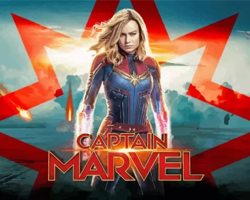 Captain Marvel Film Diamond Painting