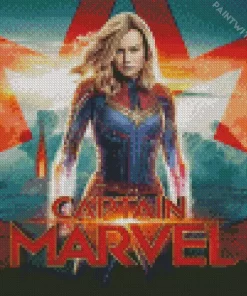 Captain Marvel Film Diamond Painting