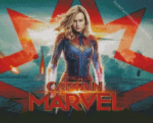 Captain Marvel Film Diamond Painting