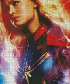 Captain Marvel Hero Diamond Painting