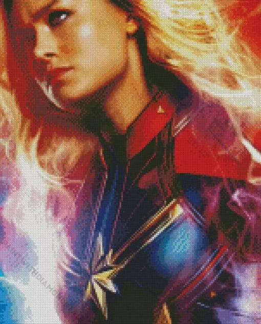 Captain Marvel Hero Diamond Painting