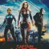 Captain Marvel Movie Poster Diamond Painting