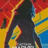 Captain Marvel Poster Art Diamond Painting