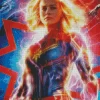 Captain Marvel Poster Diamond Painting