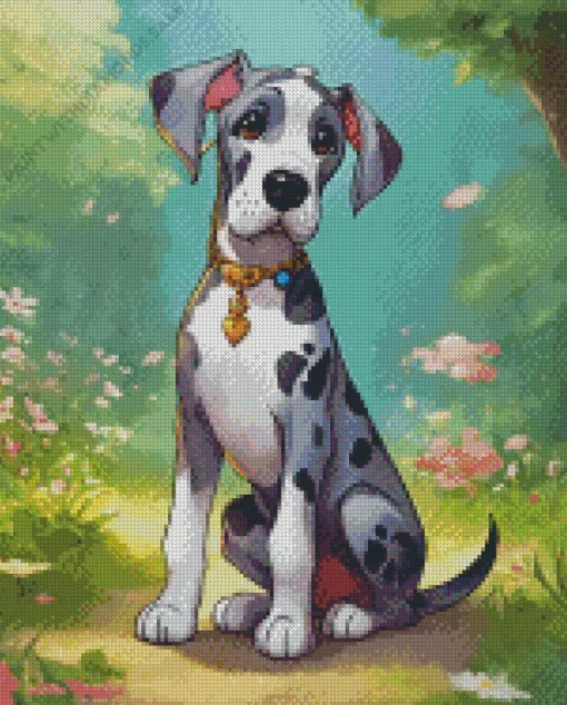 Cartoon Dalmatian Diamond Painting