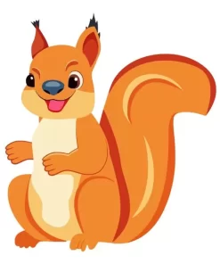 Cartoon Squirrel Diamond Painting