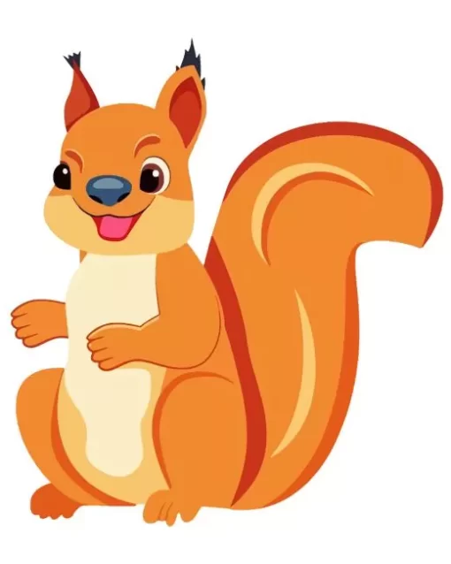 Cartoon Squirrel Diamond Painting