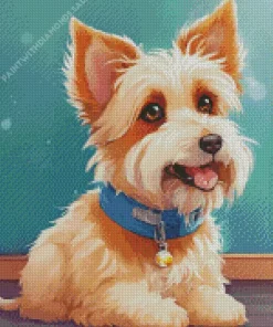 Cartoon Westie Dog Diamond Painting