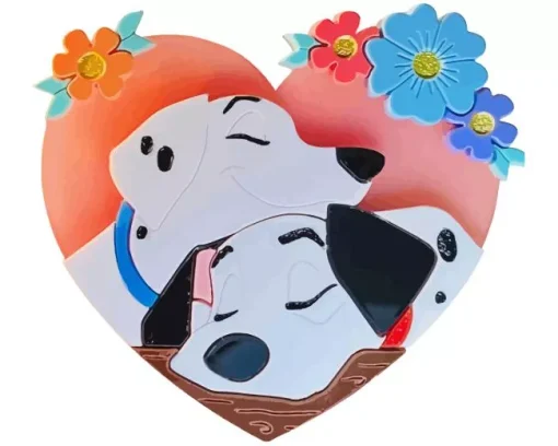 Cartoon Cute Dalmatians Diamond Painting