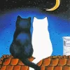 Cat Couple Diamond Painting