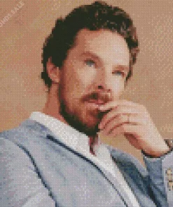 Charismatic Benedict Cumberbatch Diamond Painting