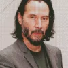 Charismatic Keanu Reeves Diamond Painting