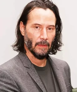 Charismatic Keanu Reeves Diamond Painting