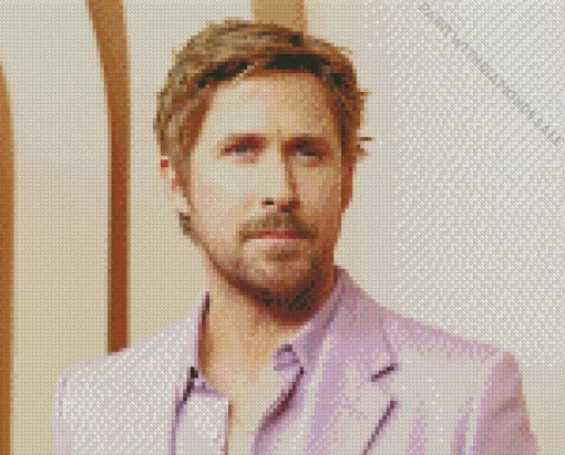 Charming Ryan Gosling Diamond Painting