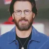 Chris Evans With A Beard Diamond Painting