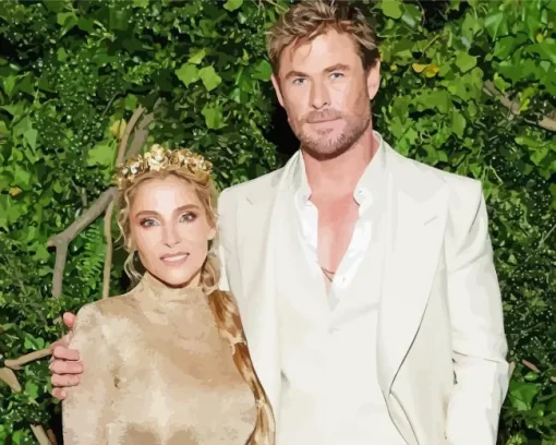 Chris Hemsworth And Elsa Pataky Diamond Painting