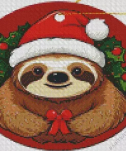 Christmas Sloth Diamond Painting