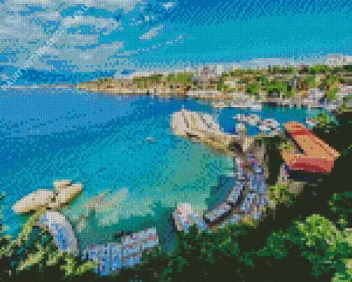 Coastal City Antalya Diamond Painting