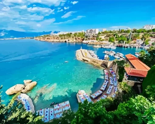 Coastal City Antalya Diamond Painting