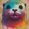 Colorful Otter Diamond Painting