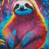 Colorful Sloth Diamond Painting